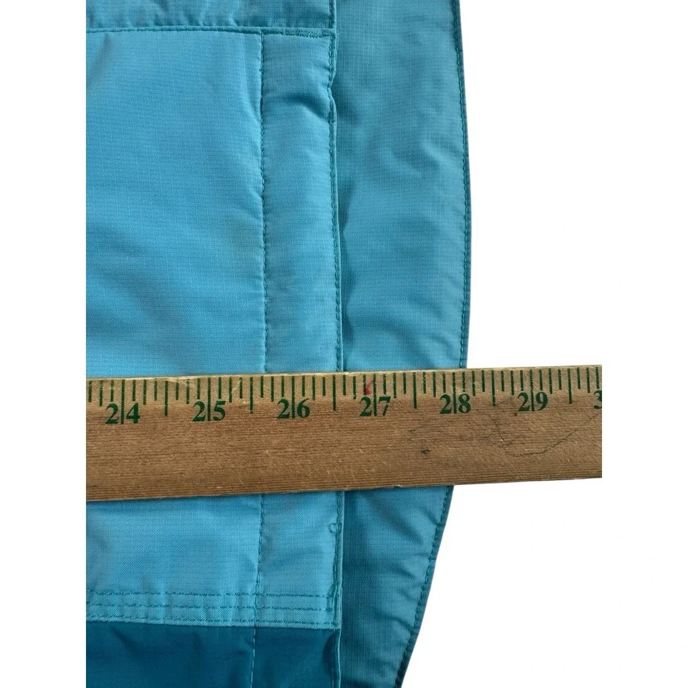 Carhartt Storm Defender Hooded Jacket Blue Two-Tone Ripstop Rain Shell Women M